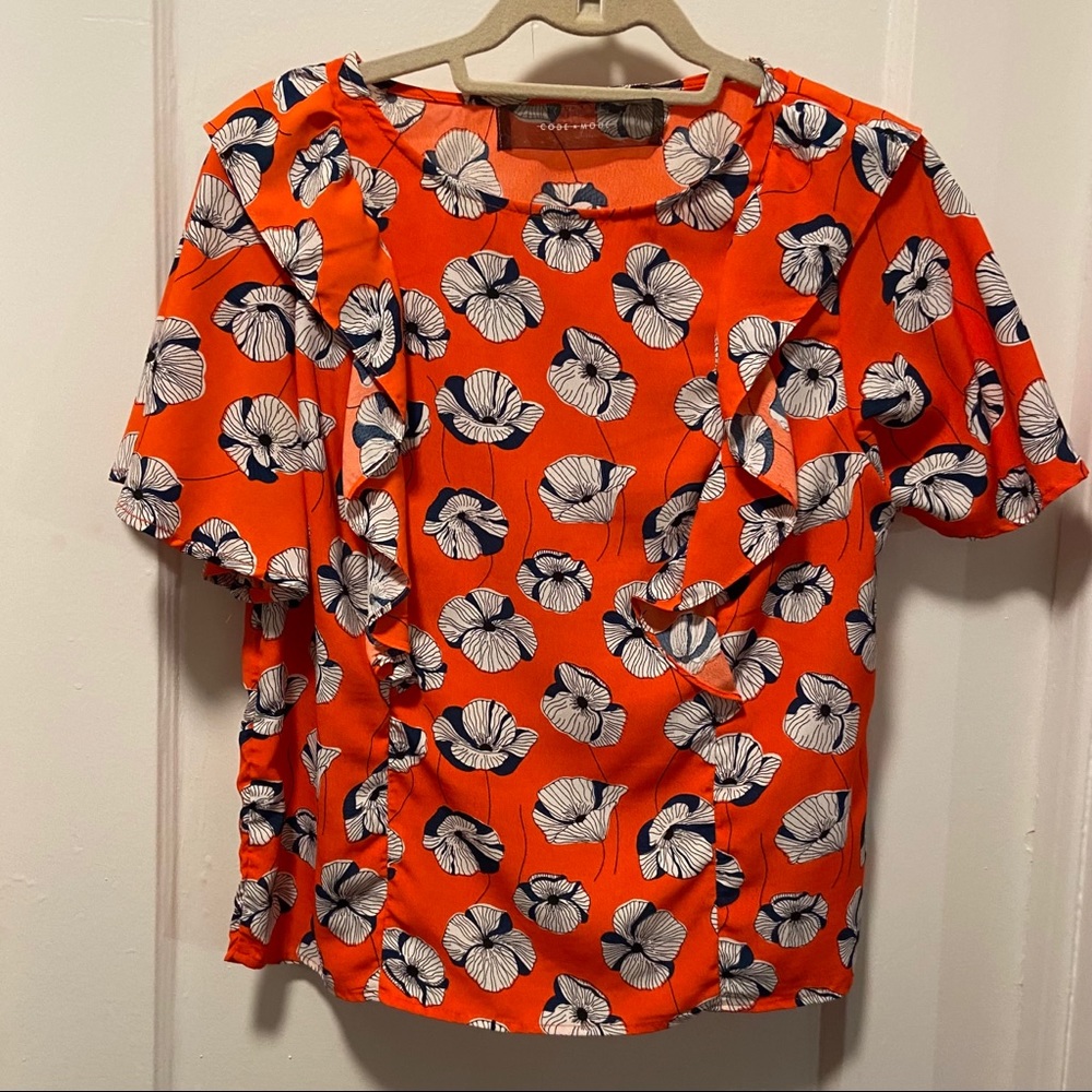 Nordstrom MODE X CODE Ruffled Top